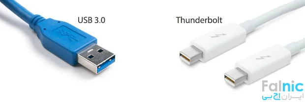 مقایسه تاندربولت و usb c