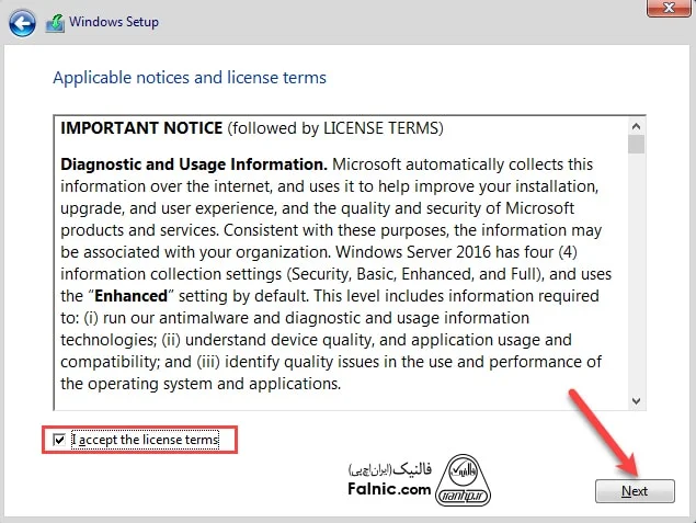 آموزش تصویری نصب windows server 2016