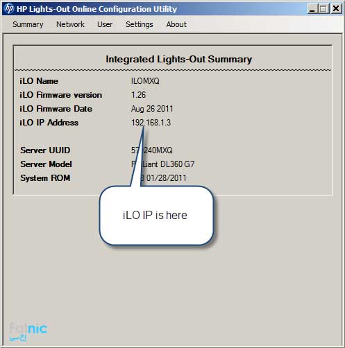 پیکربندی iLO بدون ریبوت کردن سرور