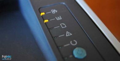 چراغهای چشمک زن پرینترهای اچ پی