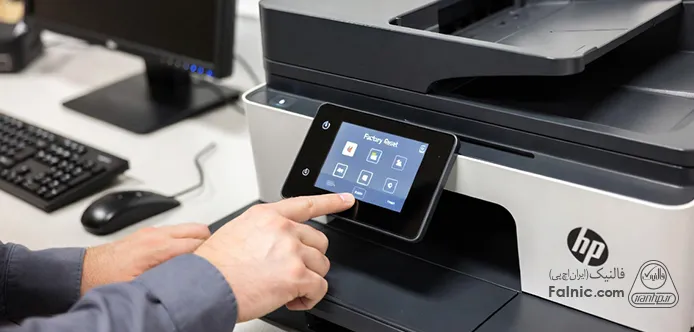 ریست کردن پرینتر hp از طریق پنل 
