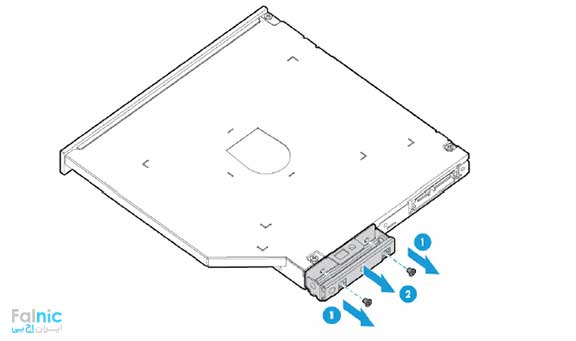 تعویض HP DVD-ROM Optical Drive تعویض HP DVD-ROM Optical Drive