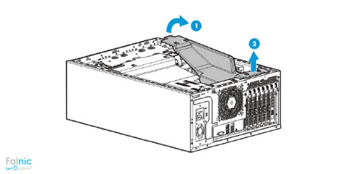 نصب HPE 240 Host Bus Adapter نصب HPE 240 Host Bus Adapter