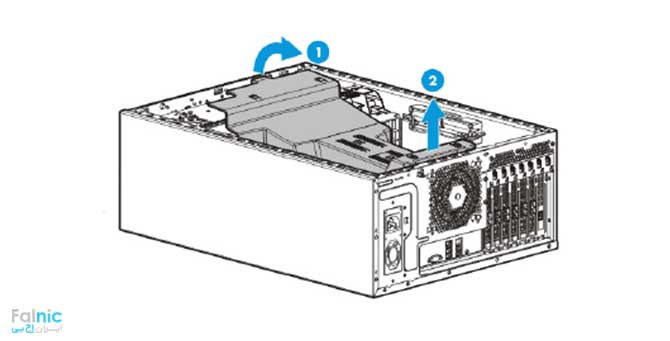 نصب HPE 240 Host Bus Adapter نصب HPE 240 Host Bus Adapter