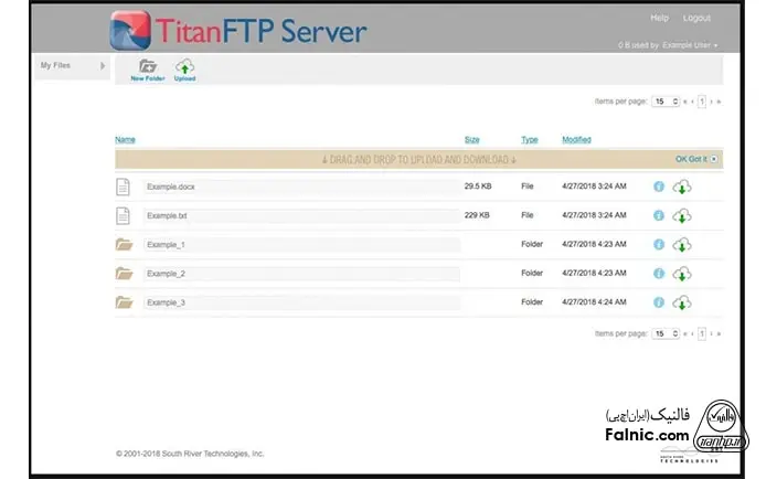 نرم افزار ftp سرور Titan FTP