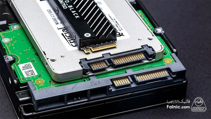 مقایسه اندازه و شکل hdd و ssd مقایسه اندازه و شکل hdd و ssd