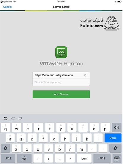 نحوه نصب vmware horizon client روی iOS