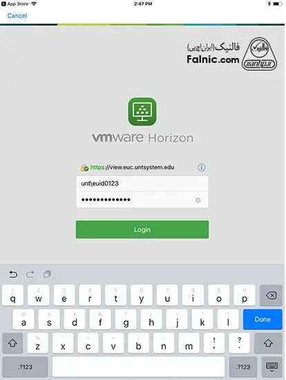 چگونگی نصب vmware horizon client روی iOS