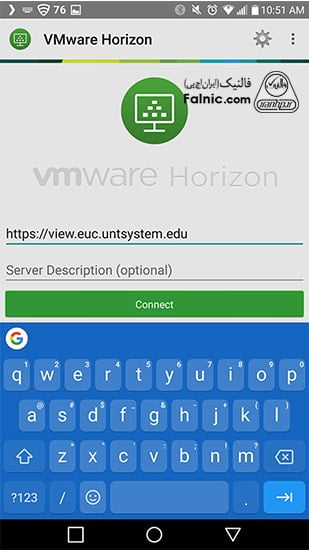 نحوه نصب  vmware horizon client روی اندروید