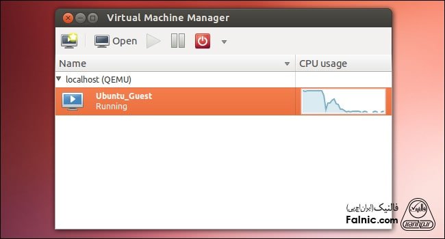 مدیریت ماشین‌های مجازی در kvm و بستر ubuntu