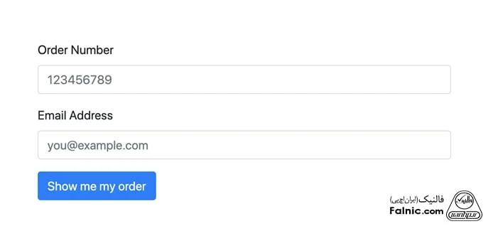 فرم ورود اطلاعات به وبسایت فرم ورود اطلاعات به وبسایت