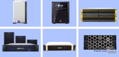 مقایسه استوریج emc با کیونپ و اچ پی