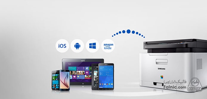 اتصال به پرینتر با Samsung mobile print