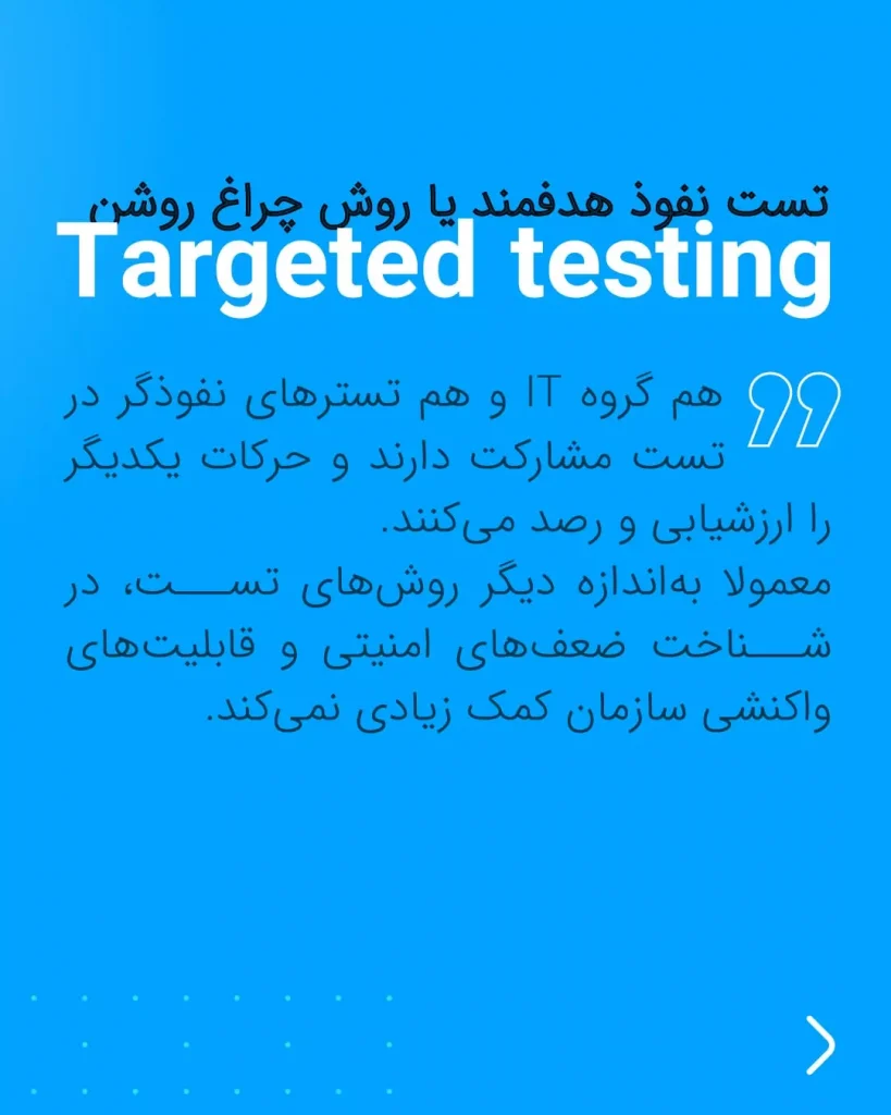 تست نفوذ هدفمند (Targeted testing)
