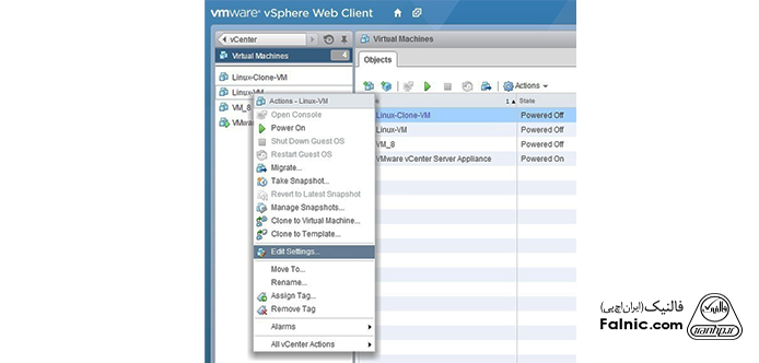 آموزش مجازی سازی با vmware؛ edit settings در VMware ESXi آموزش مجازی سازی با vmware؛ edit settings در VMware ESXi
