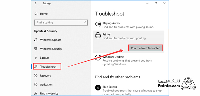 Troubleshooting printer Troubleshooting printer