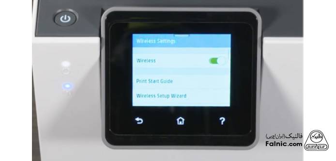 Wireless Settings در پرینترهای با کنترل لمسی Wireless Settings در پرینترهای با کنترل لمسی