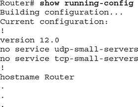 مشاهده تنظیمات با show running-config مشاهده تنظیمات با show running-config
