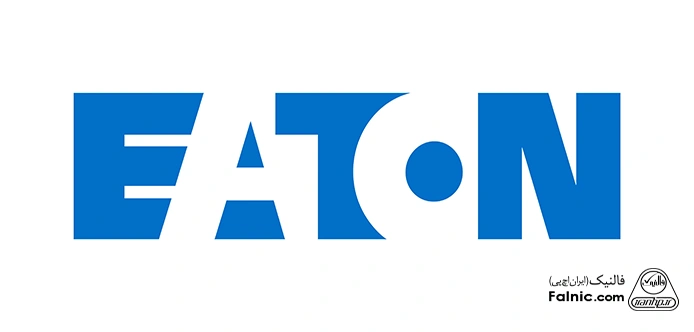 لوگو برند Eaton Corporation به رنگ آبی در پس زمینه سفید لوگو برند Eaton Corporation به رنگ آبی در پس زمینه سفید