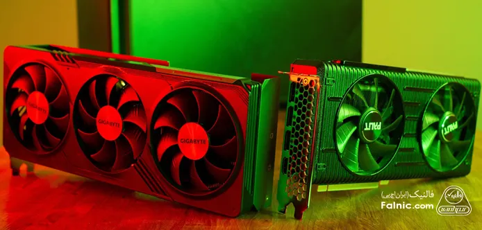 تفاوت ظاهری کارت گرافیک AMD و NVIDIA تفاوت ظاهری کارت گرافیک AMD و NVIDIA