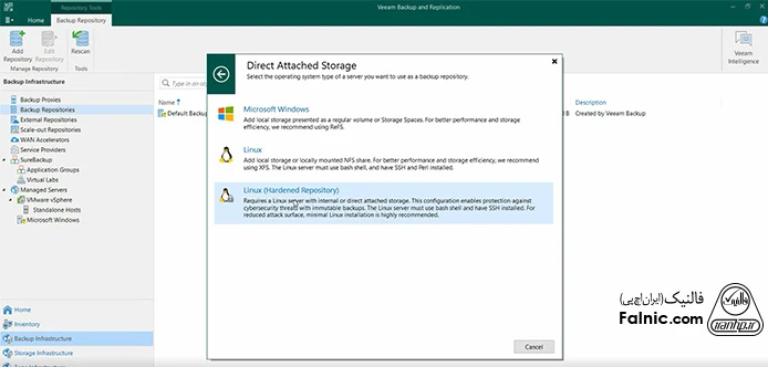 آموزش راه‌اندازی Veeam Immutable Backup - مرحله ششم