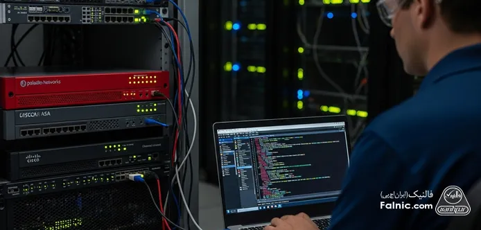 بروزرسانی فریم ور دو فایروال سیسکو و فورتی نت توسط متخصص
