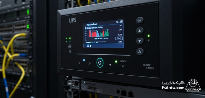 یو پی اس در یک رک در یک دیتاسنتر یو پی اس در یک رک در یک دیتاسنتر