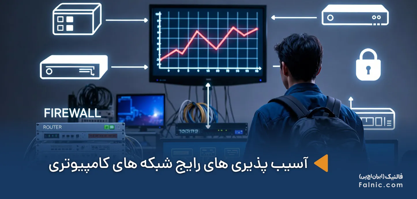 آسیب پذیری های رایج شبکه های کامپیوتری