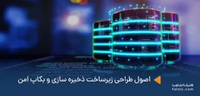 طراحی زیرساخت ذخیره سازی و بکاپ امن