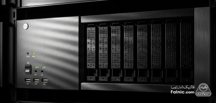 یک NAS رکمونت شده با چندین جایگاه درایو