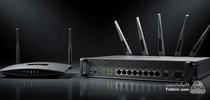 تفاوت روتر خانگی و سازمانی از نظر ظاهری