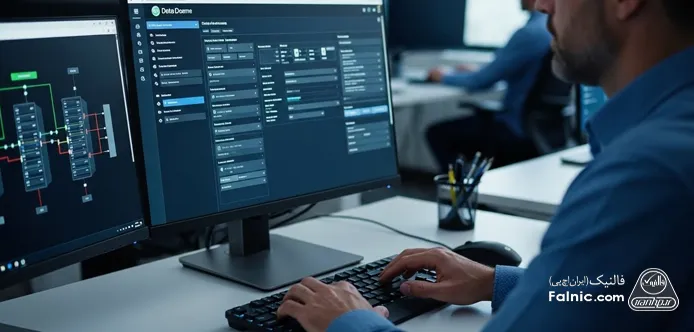 یک مهندس شبکه در حال استفاده از Data Domain تجهیزات EMC یک مهندس شبکه در حال استفاده از Data Domain تجهیزات EMC