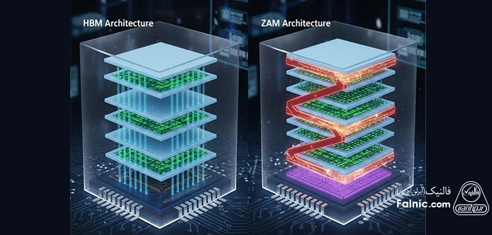 مقایسه معماری حافظه ZAM با HBM