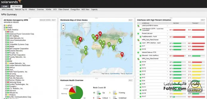 محیط نرم افزار NPM برای مانیتورینگ شبکه