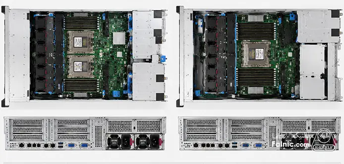مقایسه قطعات داخلی سرور dl380 g11 با dl380 g12 مقایسه قطعات داخلی سرور dl380 g11 با dl380 g12
