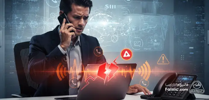 عصبانیت یک کارمند از مختل شدن سرویس VoIP