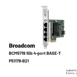 کارت شبکه سرور Broadcom BCM5719 1Gb 4-port BASE-T P51178-B21
