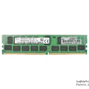 رم سرور HP 16GB (1x16GB) Dual Rank x4 DDR4-2400 نمای زاویه دار