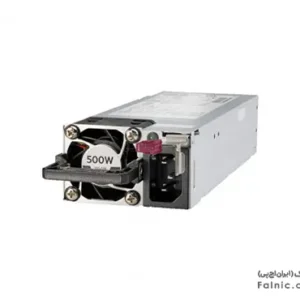 پاور سرور HP 500W Flex Slot Platinum نمای زاویه دار