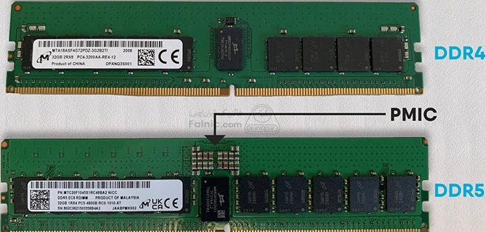  رم سرور DDR4 و DDR5