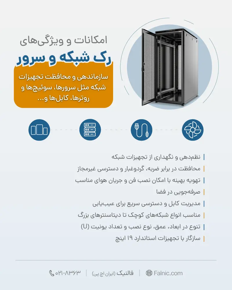 خرید rack شبکه